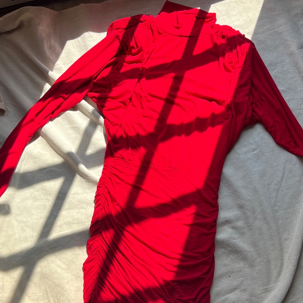 JLUXLABEL RED MINI DRESS- Small - Picture 11 of 17